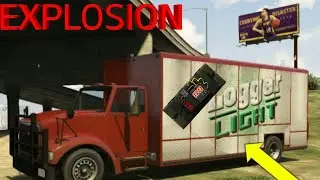 Grand Theft Auto V destroy the supply trucks - promote mission