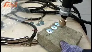 IKING Brand Insulation pins welder for installing cuphead pins to fix Rockwool insulaiton, DIY