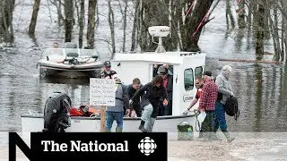 Families hit by flooding find it hard to leave