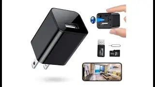 RXAMYDE New 2021 WiFi Hidden Camera Mini Spy Charger 1080P USB Motion Activated Camera