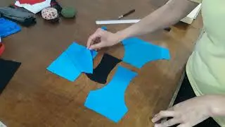 Calcinha na máquina doméstica