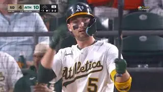 Jacob Wilson - Athletics - 3 Hits Night vs San Diego Padres - 4-8-2025
