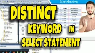 Distinct Keyword In Select Statement in sql 5.1 | syntax of distinct keyword