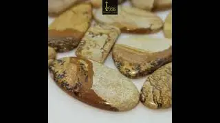 Natural Picture Jasper Cabochon Gemstone, Loose Gemstone lot