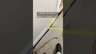 How To Brush and Roll Walls Using Painters Tape