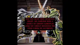 I went 4-1 with Six Samurai at my Edison Locals when I should have gone 1-4, I love this game