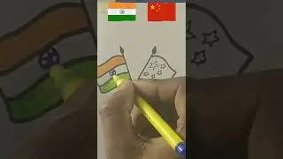 Indian Flag 🇮🇳 ❤️ Chinese Flag 🇨🇳 || Happy Independence Day || Jai Hind ❤️ #shorts #trending #viral