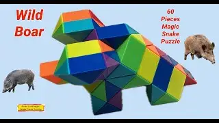 Wild Boar - 60 Pieces Magic Snake Puzzle @snakelordmagicsnakepuzzletutor