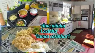 Almoço  simples e rápido /mesa posta /cozinha limpa #donadecasa #vidadedonadecasa #organização