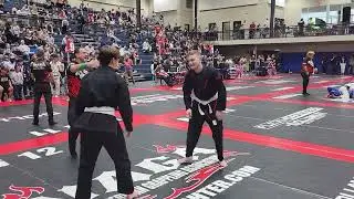 White Belt Hits An Ezekiel Choke At Naga Atl March 2023