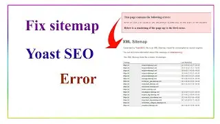 Khắc phục lỗi render sitemap yoast seo | dandev