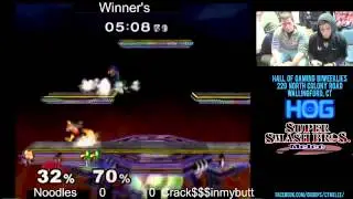 CTmelee #18 - Noodles (Fox) vs Bolt (Falco) Winner Quarterfinal SSBM Tournament