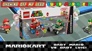 Showing off my LEGO Super Mario set - S10/E5: Mario Kart: Baby Mario vs. Baby Luigi