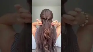 Try this hairstyle with anarkali suit💗|#hairstyle #quickhairstyle #viral #style #fashion #trending |