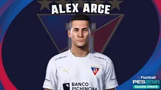 Alex Arce🇵🇾 (Liga De Quito) How to create in Pes 2021