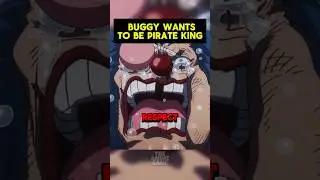 BUGGY wants to be Pirate King  | One Piece 🤡