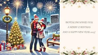 BioTexCom wishes you a Merry Christmas and a Happy New Year 2025!