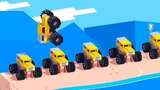 Drive Mad level 1 to 19 | Car Stunts | Poki Poki Game.