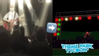 Theme Park Tycoon 2 / Music Stage Show Tutorial 🎶