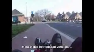 Naar de fietsenstalling van het station van Temse (1)