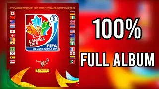 Panini Full Sticker Album FIFA Women's World Cup Canada 2015 100% - COMPLETE, LLENO, COMPLETO