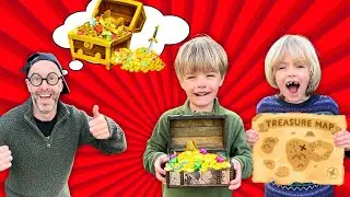 The Amazing Treasure Hunt Adventure with Sky & Finn! | Adventures with Sky and Finn