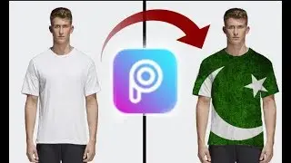 Independence Day Special Print Pakistani Flag On Your T-shirt ||  PicsArt Editing Tutorials.