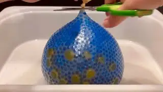 How to make a squeeze balloon bomb スクイーズバルーンボムの作り方#asmr
