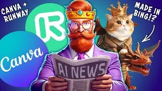 Dalle-3 FREE in Bing, Canva + Runway Partnership, and More AI NEWS!