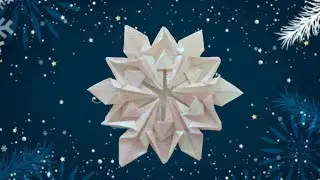 origami snowflake ❄2❄
