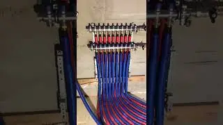 Как выставить коллектор отопления под плитку #construction #plumbing #diy #toilet #tool #fishing #f