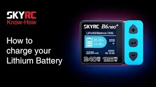 How to charge your Lithium Battery (B6neo+)