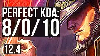 TF vs YONE (MID) | 8/0/10, Legendary, Rank 10 TF | BR Challenger | 12.4