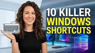 🔠 TOP 10 WINDOWS KEYBOARD SHORTCUTS Included WIN Key -  windows shortcuts.