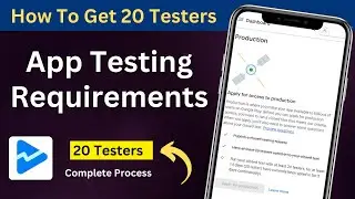 Play Console App Testing Requirements | 20 testers google play console | publish app to google play
