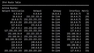 How to Add a Static TCP/IP Route to the Windows Routing Table