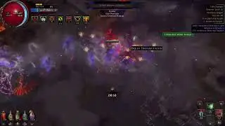 Path Of exile Cyclone + hollow palm Delirium (Run 14 Tul's Domain)