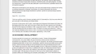Country Report Background Information