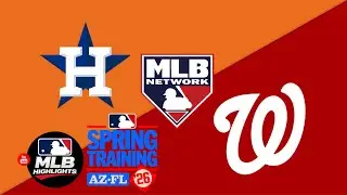 Houston Astros Vs Washington Nationals Spring Training 2026