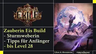 Path of Exile 2 | Sorceress Stormweaver Ice Build up to Level 28 | German