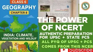 TPN/6G/8:Free Foundation Course|Class-6 Geog.|Chap-8|India:Climate,Vegetation & Wildlife|UPSC2026/27