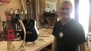 Artistic Ukulele Stands by JahRoc Furniture