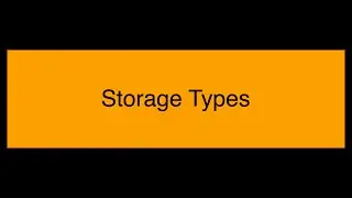 AWS Storage Types
