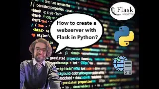 How to create a web server with Flask in Python?