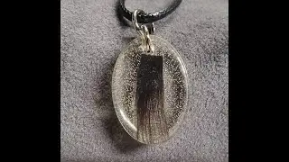#resin #rememberencejewlery DAR 01 ~How to set pet hair into resin making  memorial jewlery