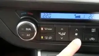 Show me tell me Questions Toyota Aurus Hybrid car controlls
