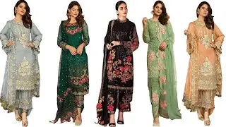 Pakistani suits for women | Latest Eid dresses | Eid collection | Eid suits | Semi-stiched suits