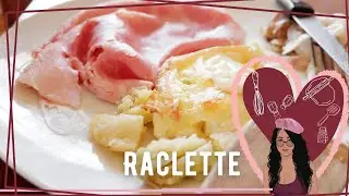 RACLETTE CHEESE AT HOME I CHEESE MELTED OVER POTATOES AND COLD CUTS