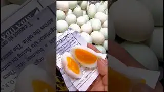 Boiled Duck Egg Healthy Benefits - Street Food #shorts