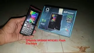 Qmobile SP5000 MT6261 Flash File Free